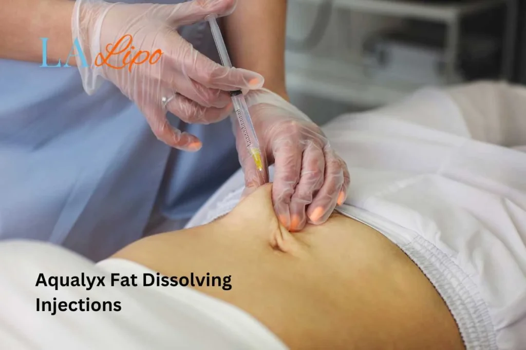 woman having fat dissolving injections High Wycombe in the stomach