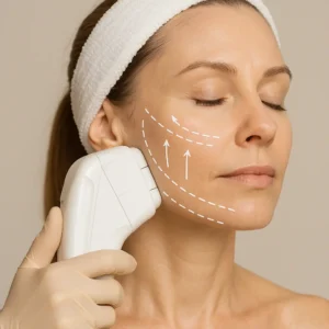 Woman having HI-FU to reduce wrinkles call LA LIPO High Wycombe Now!