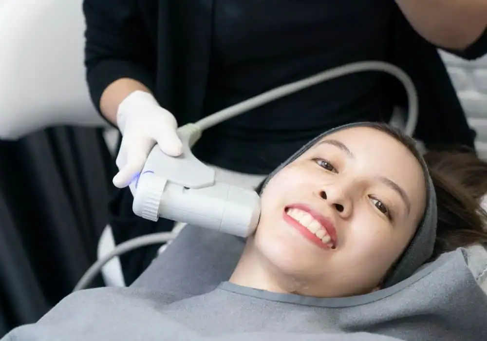 HIFU treatment High Wycombe in progress