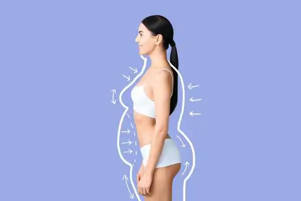 image of woman experiencing fat reduction treatment High Wycombe
