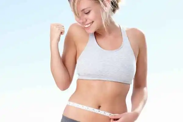 woman happy after fat reduction treatment High Wycombe