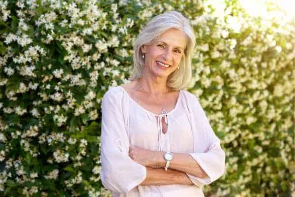 Older woman happy with urinary incontinence treatment High Wycombe