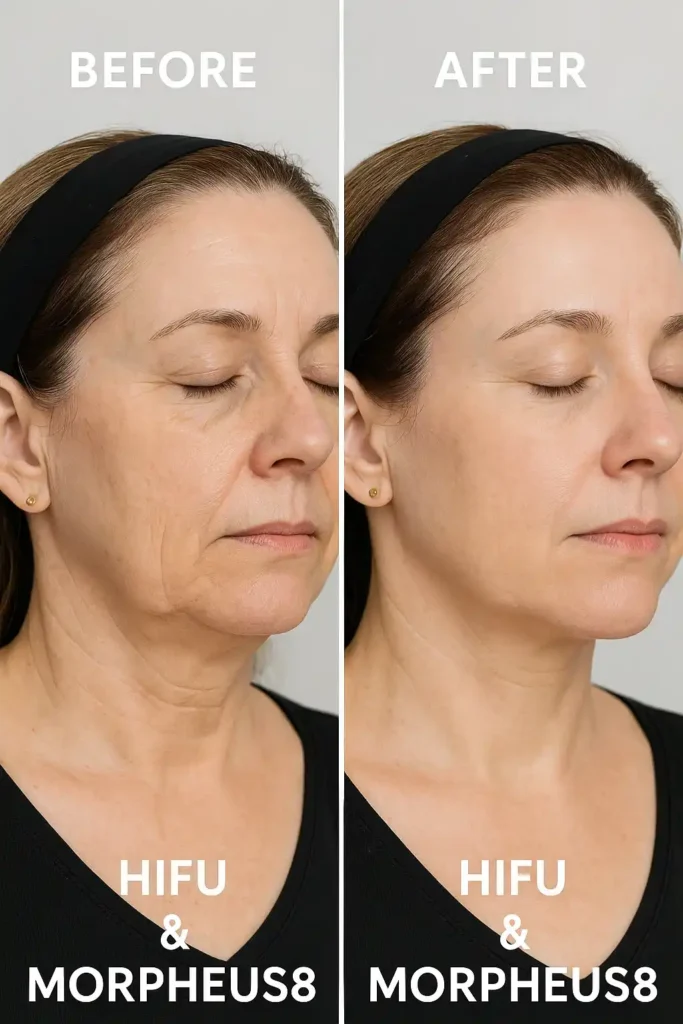 HIFU & Morpheus8 treatment results High Wycombe - book in today!