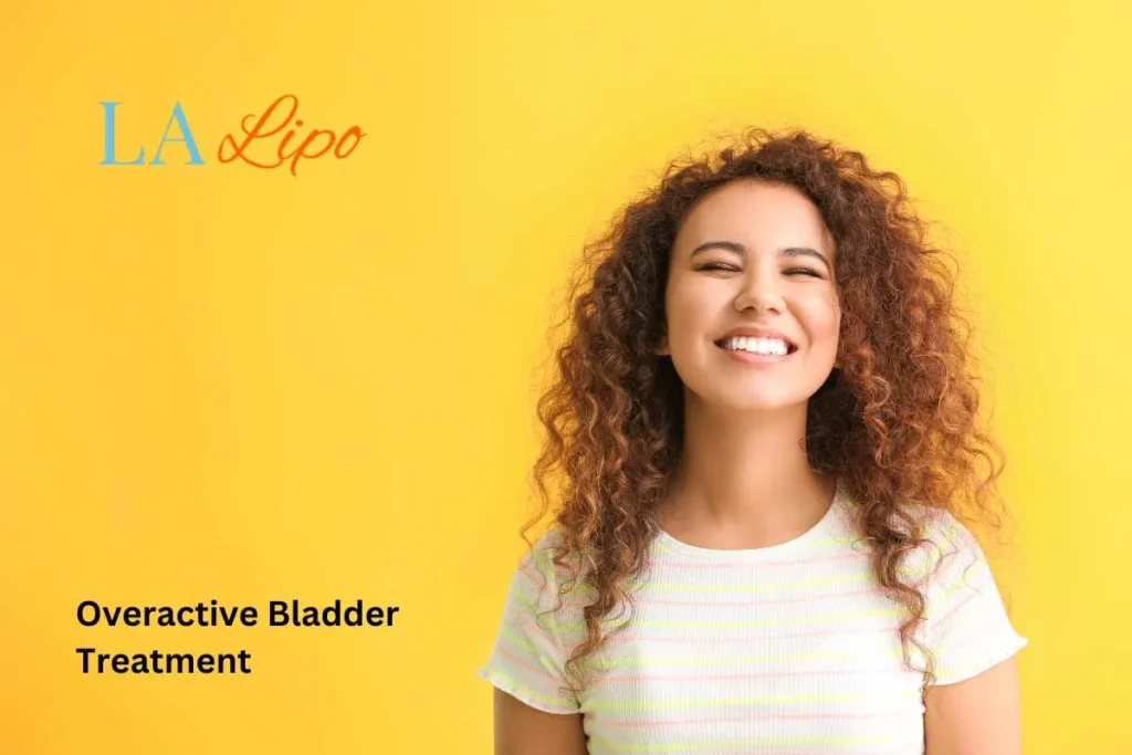 woman smiling about overactive bladder treatment High Wycombe solutions