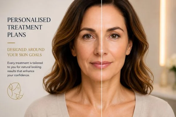 Before and after results of Collagen Lift Therapy High Wycombe